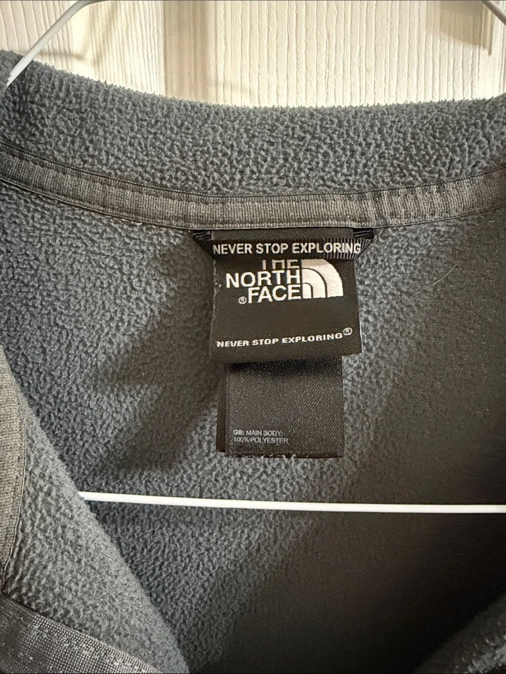 The North Face Men's Gray Half-Zip Fleece Pullover